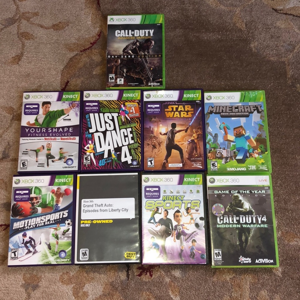 XBOX 360 games